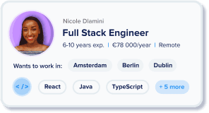 Full Stack Engineer Offerzen Card